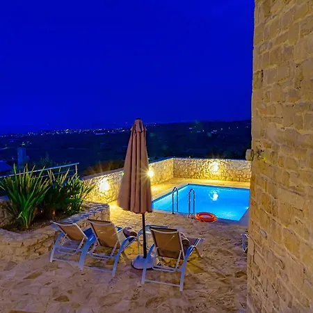 Theo With Sea View Villa Marathokefala